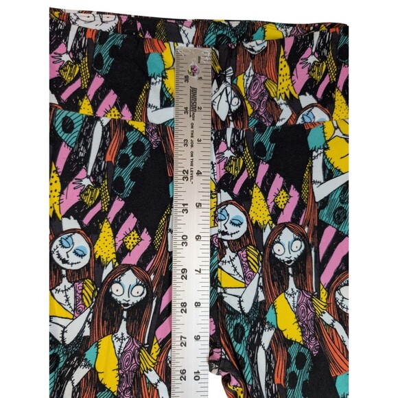 Lularoe Missing Tag Fits Like 2-10 Leggings Disney Sally Patchwork NBC - Picture 3 of 10